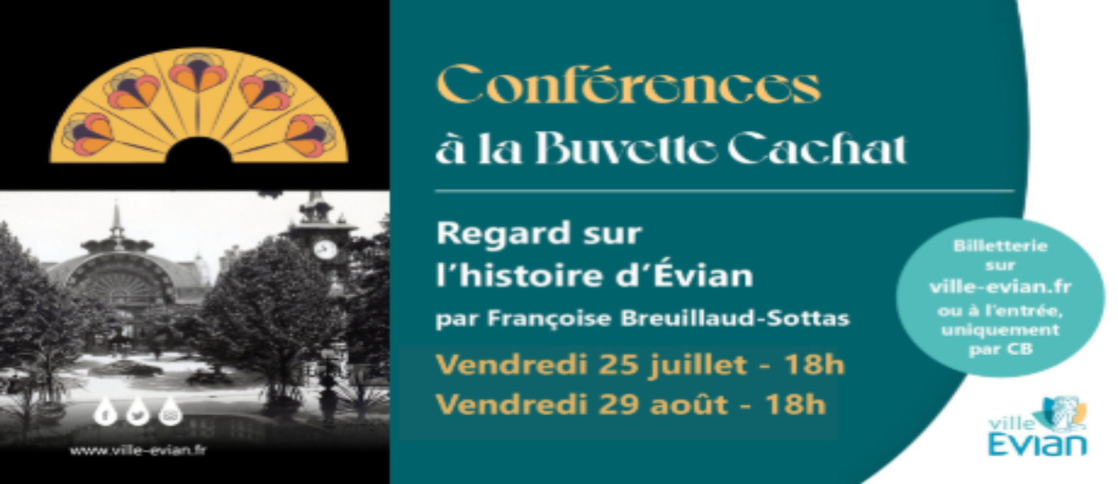Conférence « Aux sources du thermalisme évianais, du XVIIIe siècle aux années 1880-1900 »