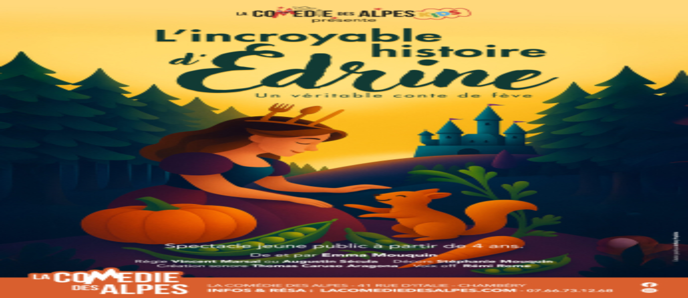 Spectacle enfants « L’incroyable histoire d’Edrine »